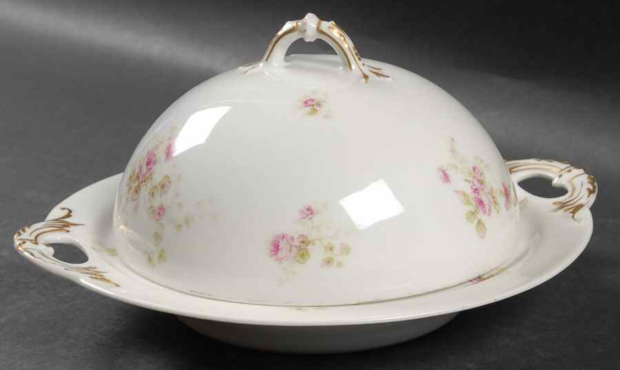 Schleiger 49e Round Covered Butter by Haviland-1