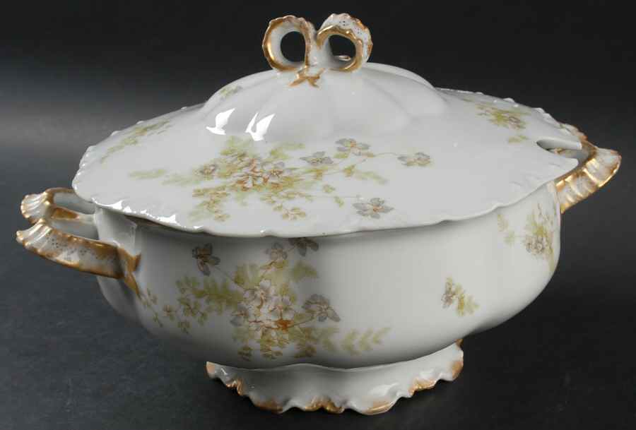 Schleiger 52n Tureen &  Lid by Haviland-1