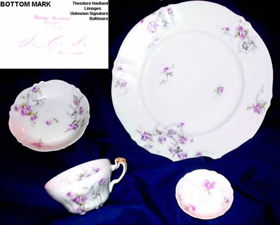 Schleiger 1032-2 Dinner Plate by Haviland-1