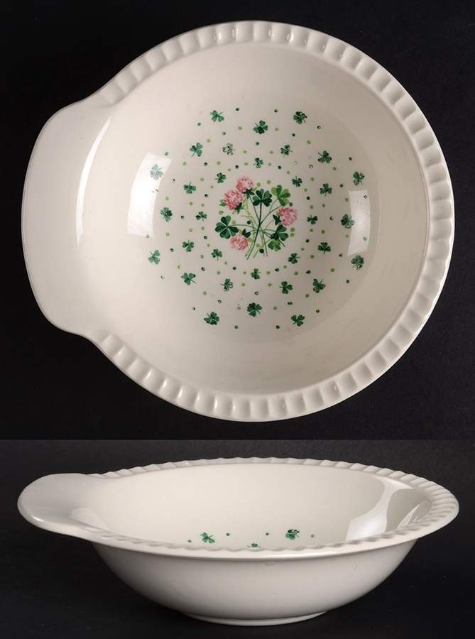 Lucky Clover Lugged Cereal Bowl by Harmony House China-1