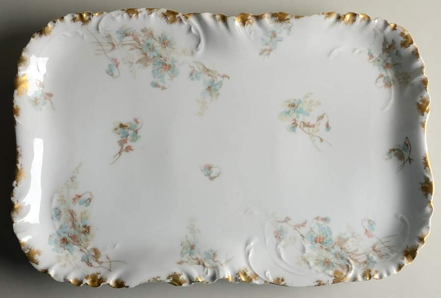 Schleiger 54G 18" Rectangular Serving Platter by Haviland-1
