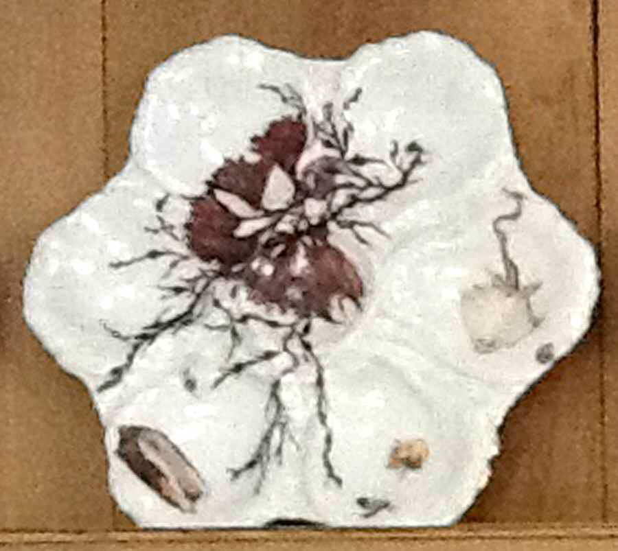 Sea Life Oyster Plate by Haviland-1