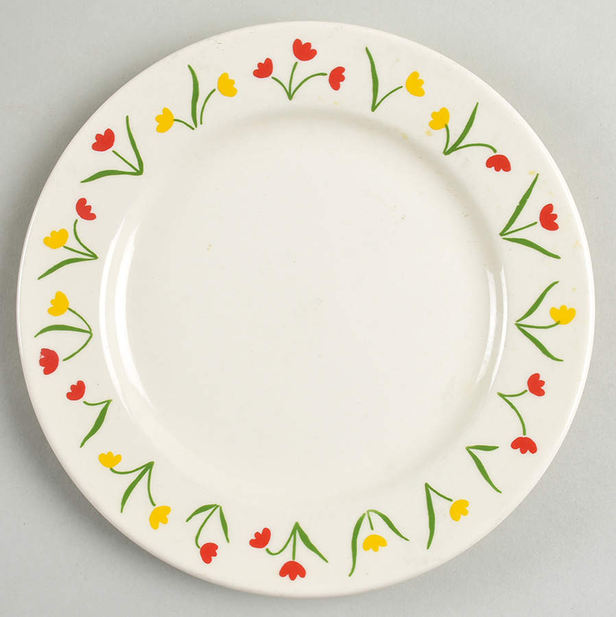 Tulips Salad Plate by Homer Laughlin -1