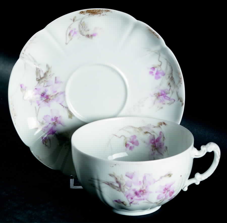 Schleiger 54T Oversized Cup & Saucer Set by Haviland-1