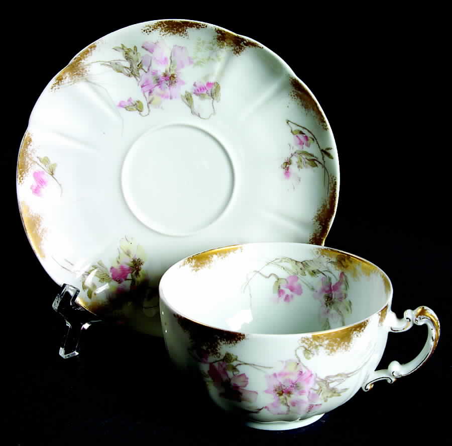 Schleiger 54T Oversized Cup & Saucer Set by Haviland-1