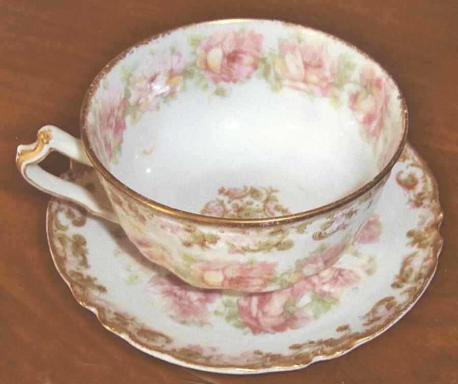 Schleiger 55i Flat Cup & Saucer Set by Haviland-1