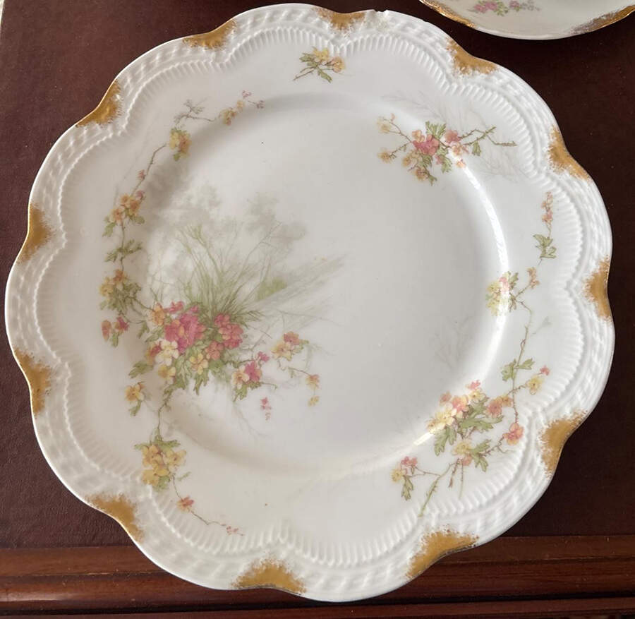 Schleiger 56c Dinner Plate by Haviland-1
