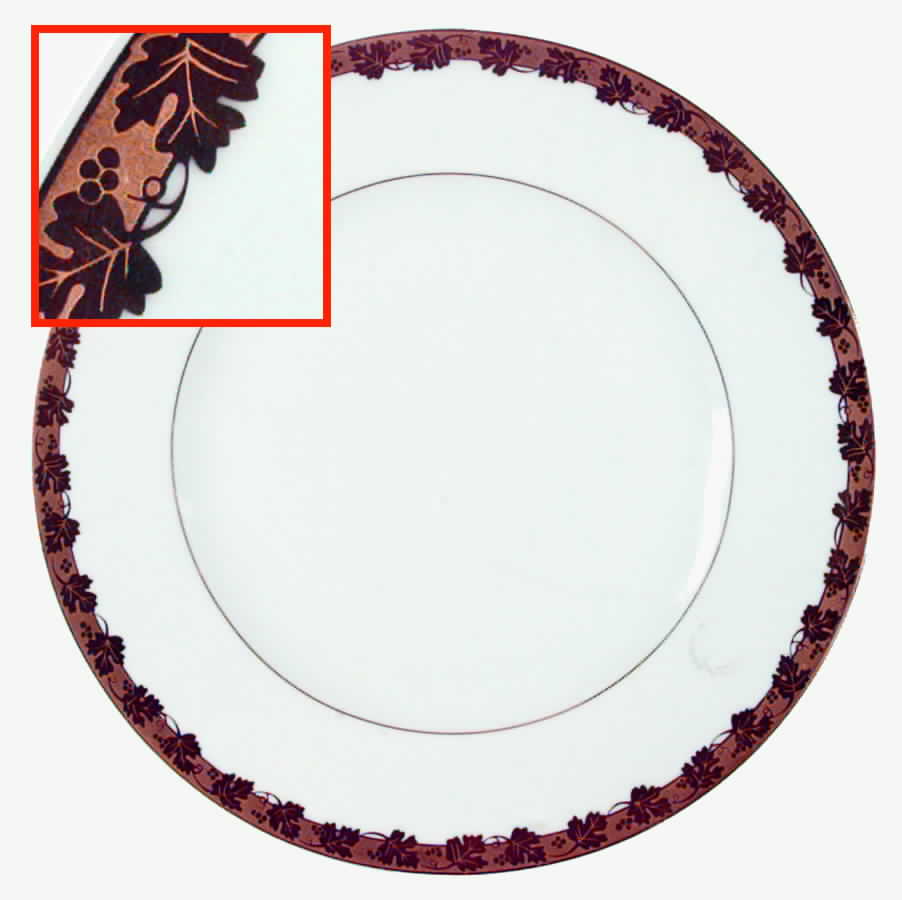 Golden Vine Dinner Plate by HSN-1