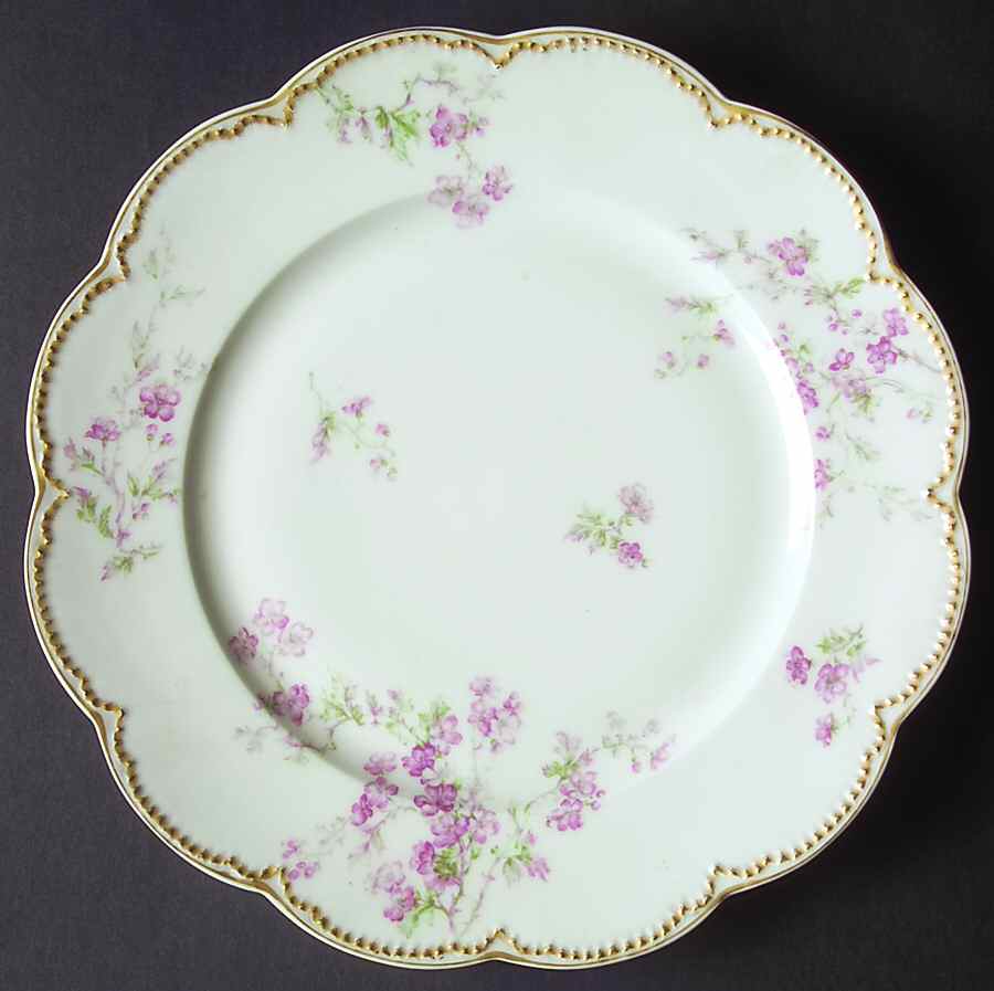 Schleiger 58f Dinner Plate by Haviland-1