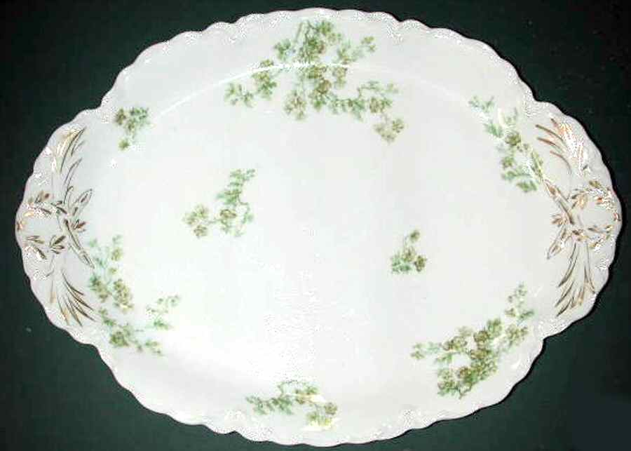 Schleiger 58n 13" Oval Serving Platter by Haviland-1