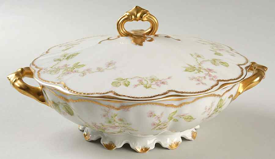 Schleiger 62j Round Covered Vegetable by Haviland-1