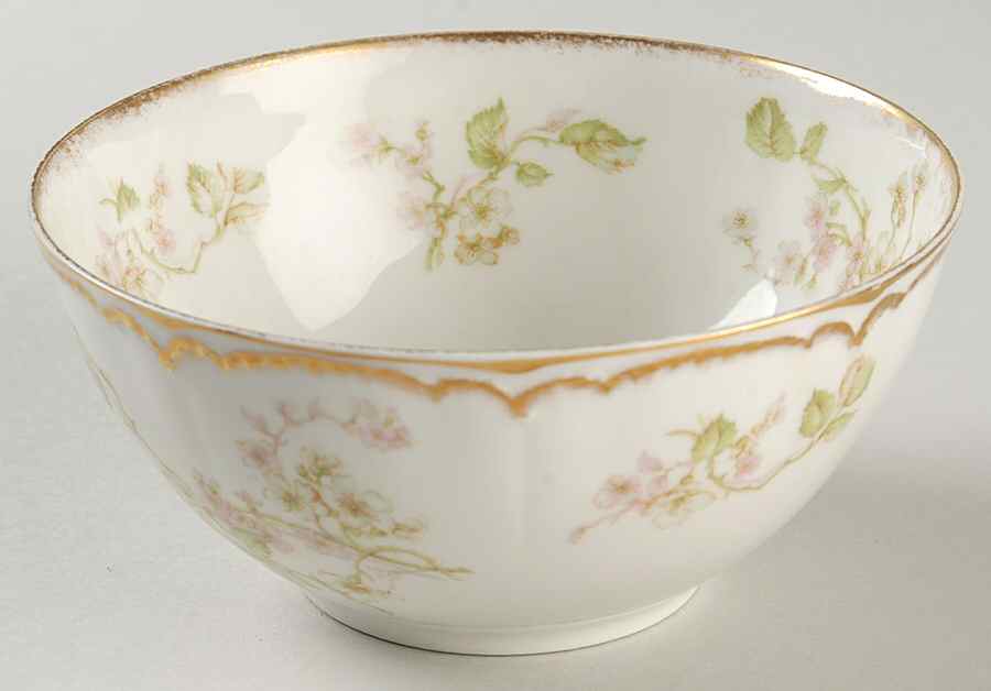 Schleiger 62j Cranberry Bowl by Haviland-1