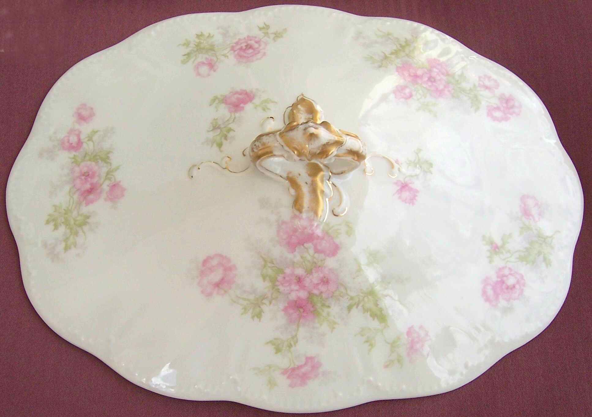 Schleiger 64d Lid for Oval Vegetable by Haviland-1