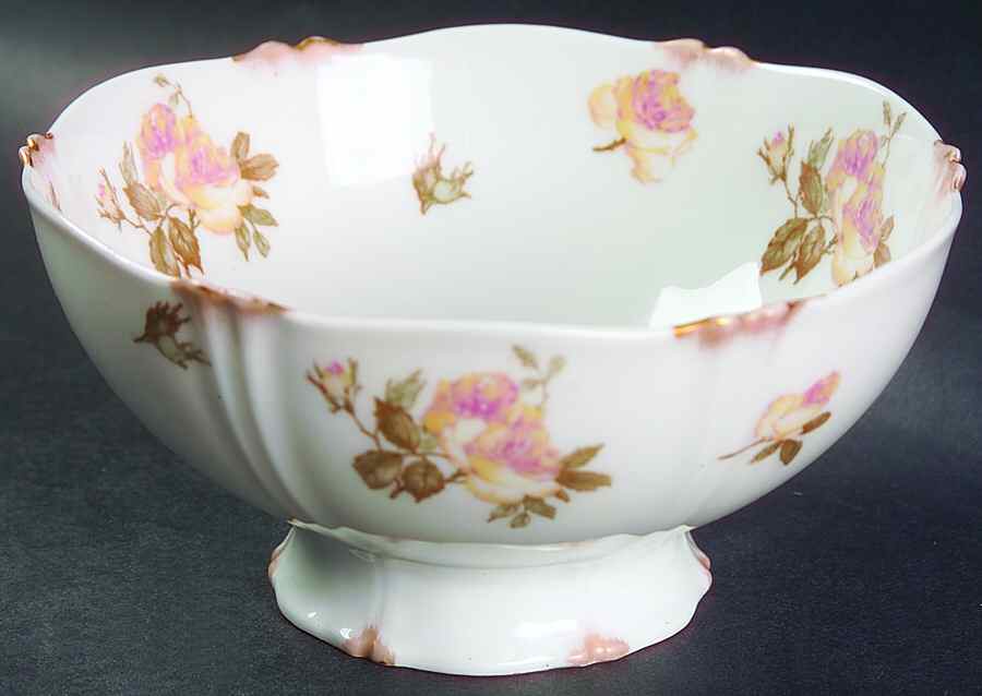 Schleiger 1232 Cranberry Bowl by Haviland-1