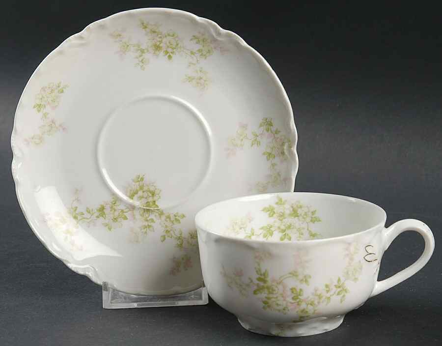 Schleiger 67i Flat Cup & Saucer Set by Haviland-1