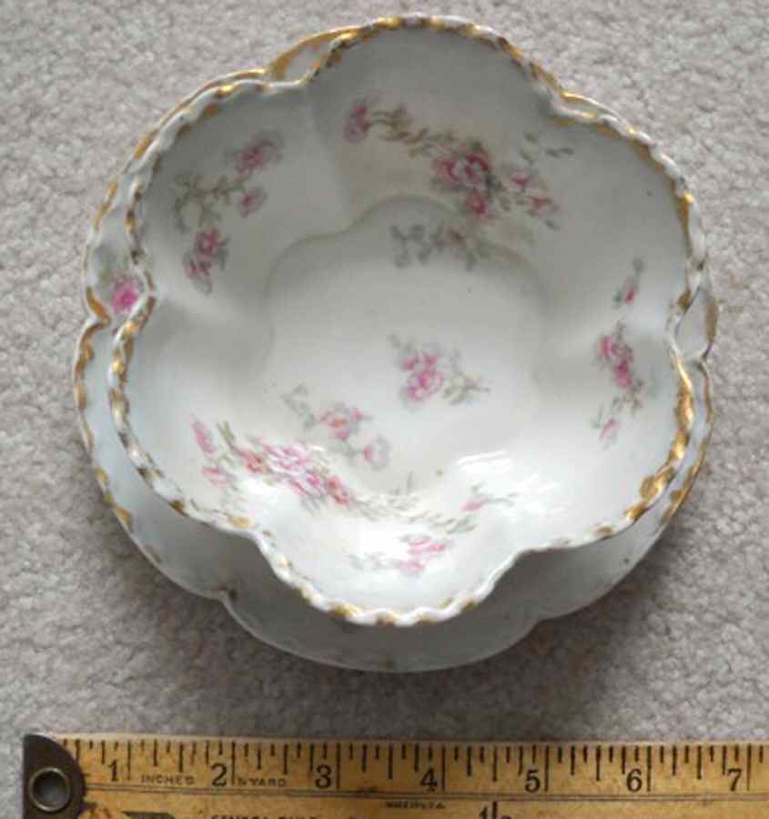 Schleiger 67p Ramekin & Saucer Set by Haviland-1