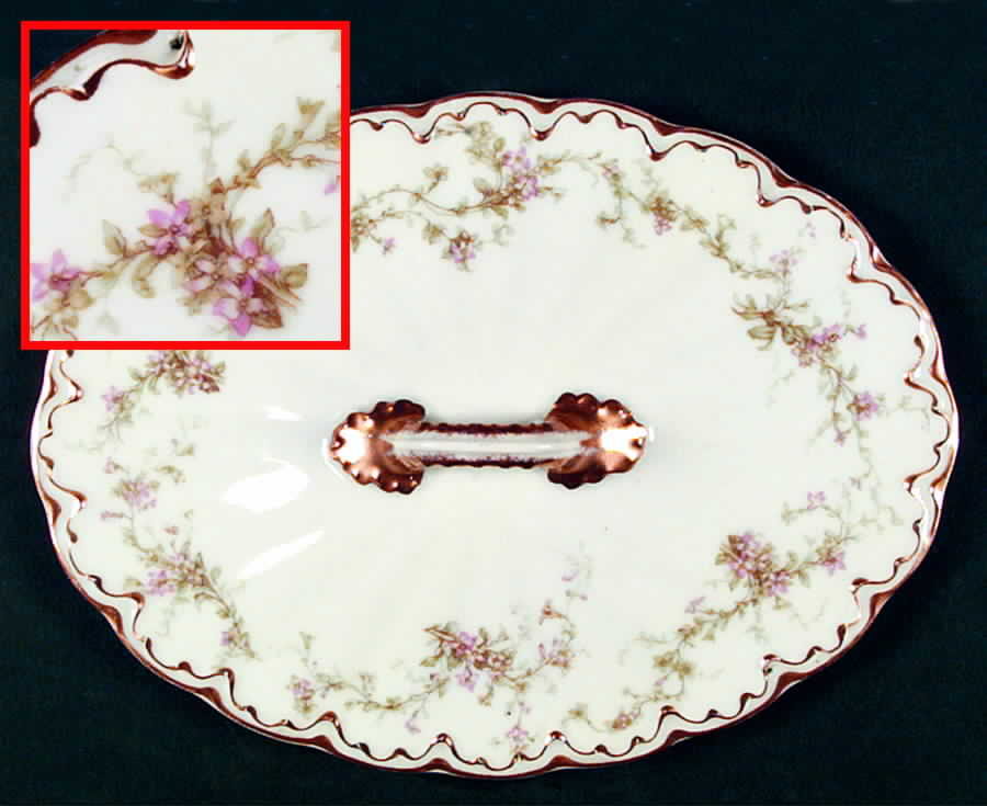 Schleiger 1024-1 Lid for Oval Vegetable by Haviland-1