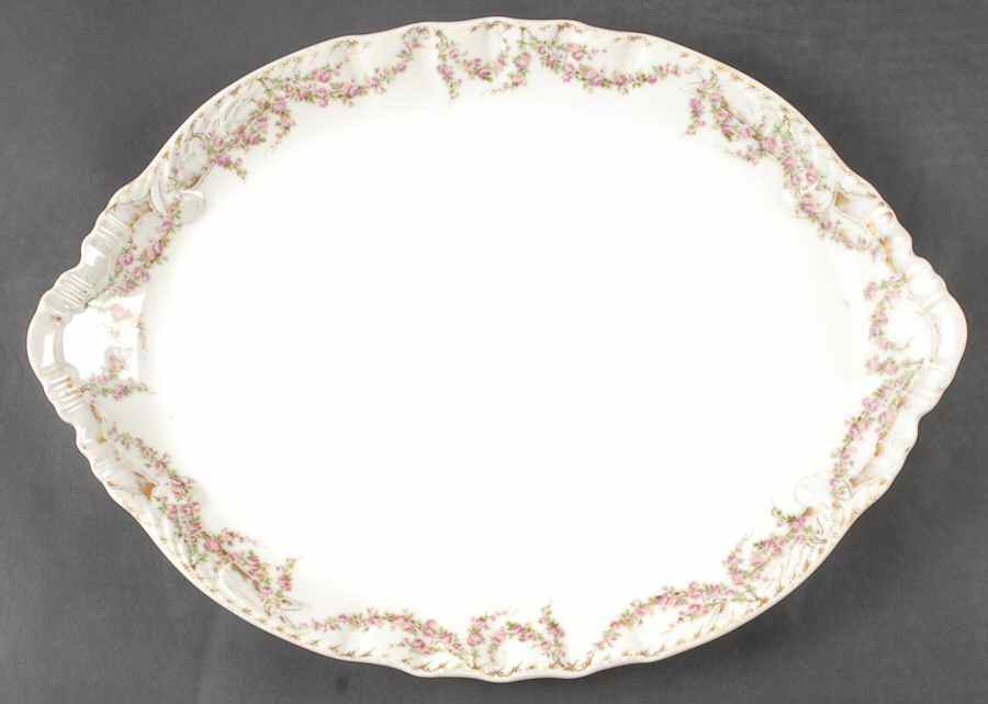 Schleiger 145e 16" Oval Serving Platter by Haviland-1