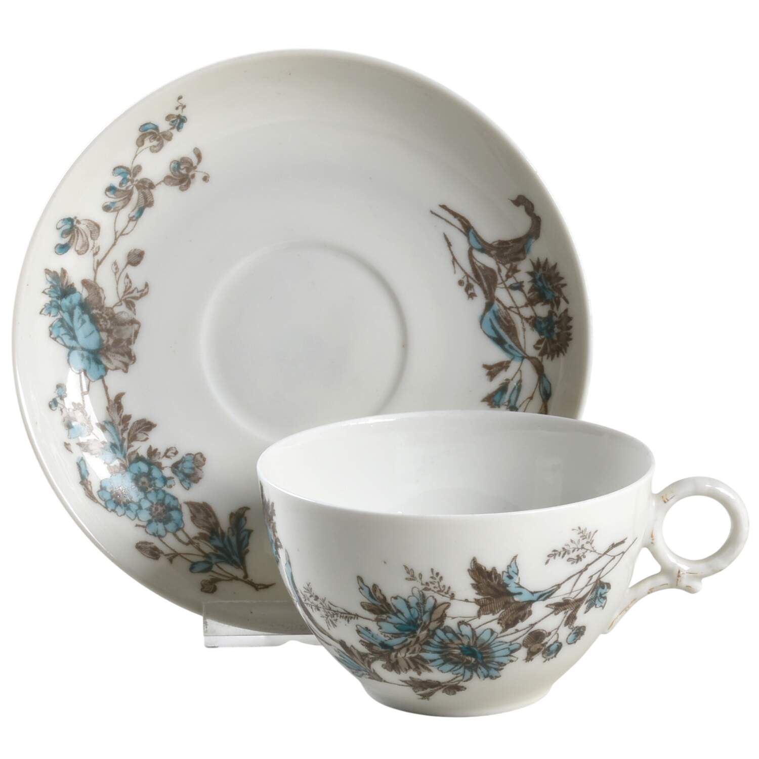Schleiger 77 Flat Cup & Saucer Set by Haviland-1