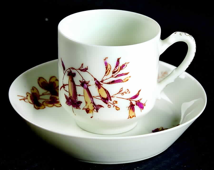 Schleiger 77d Flat Demitasse Cup & Saucer Set by Haviland-1
