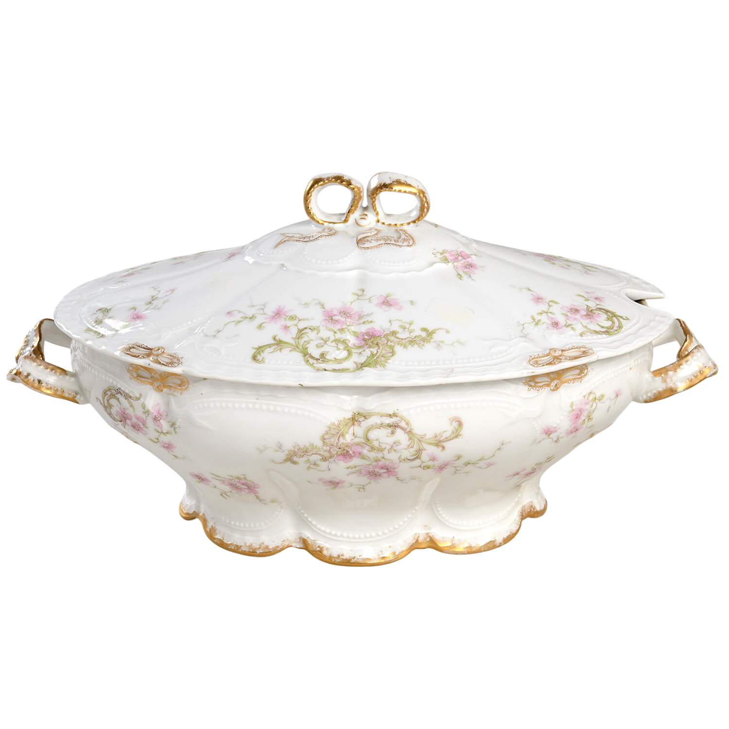 Schleiger 82A Oval Tureen & Lid by Haviland-1