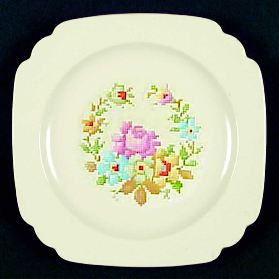 HLC1144 Square Dinner Plate by Homer Laughlin -1