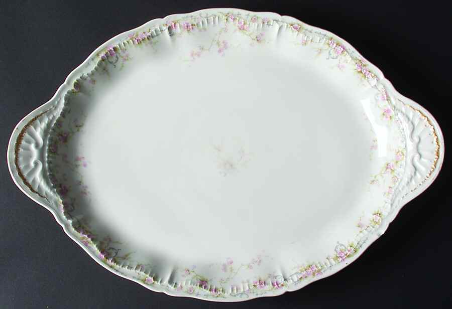 Schleiger 142c 16" Oval Serving Platter by Haviland-1