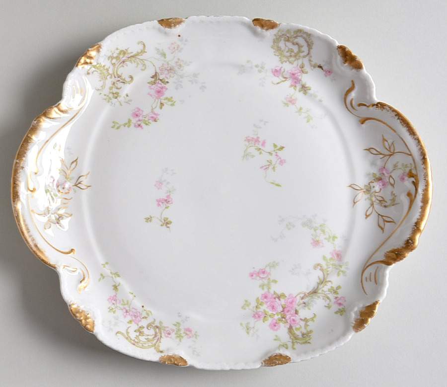 Schleiger 144q Handled Cake Plate by Haviland-1