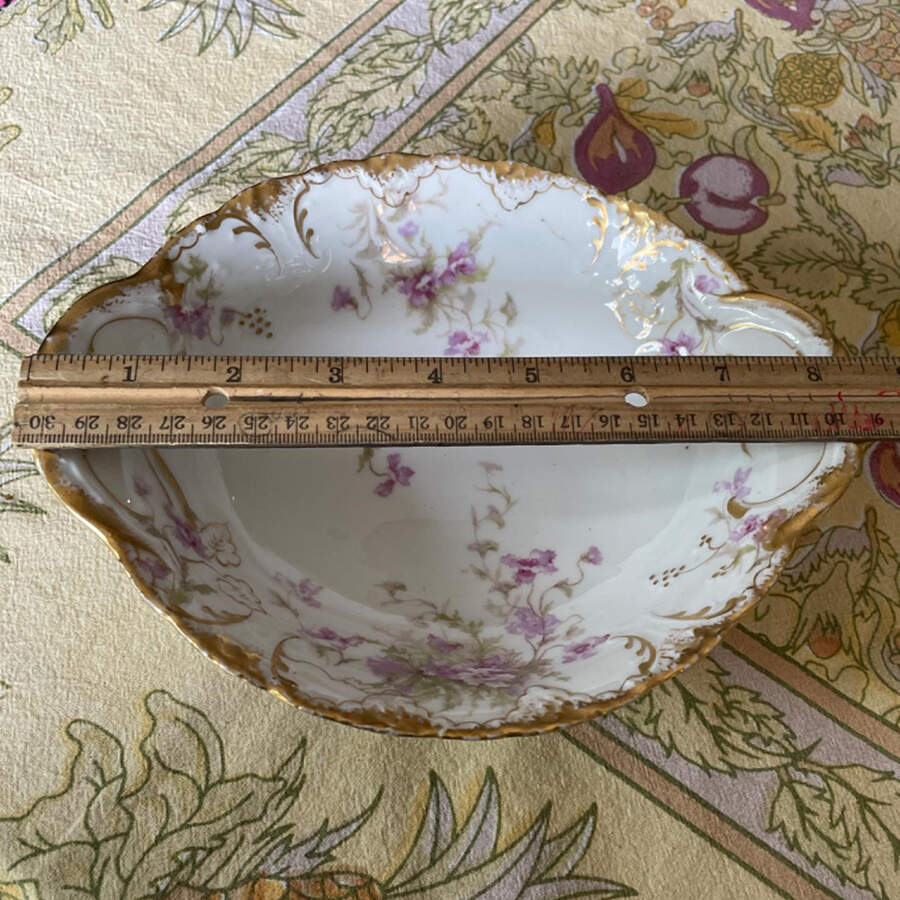 Schleiger 147A 8" Oval Vegetable Bowl by Haviland-1