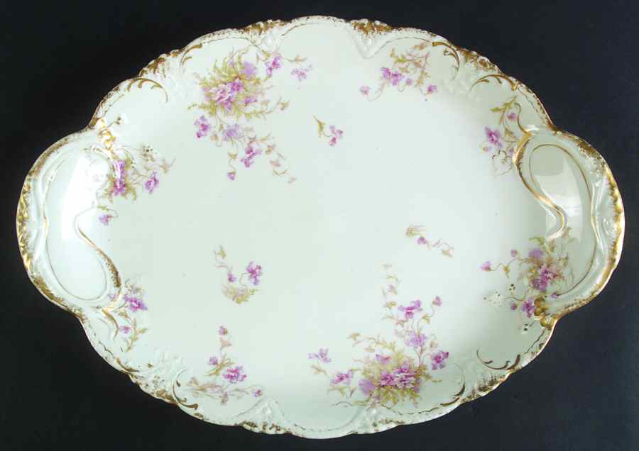 Schleiger 147A 16" Oval Serving Platter by Haviland-1