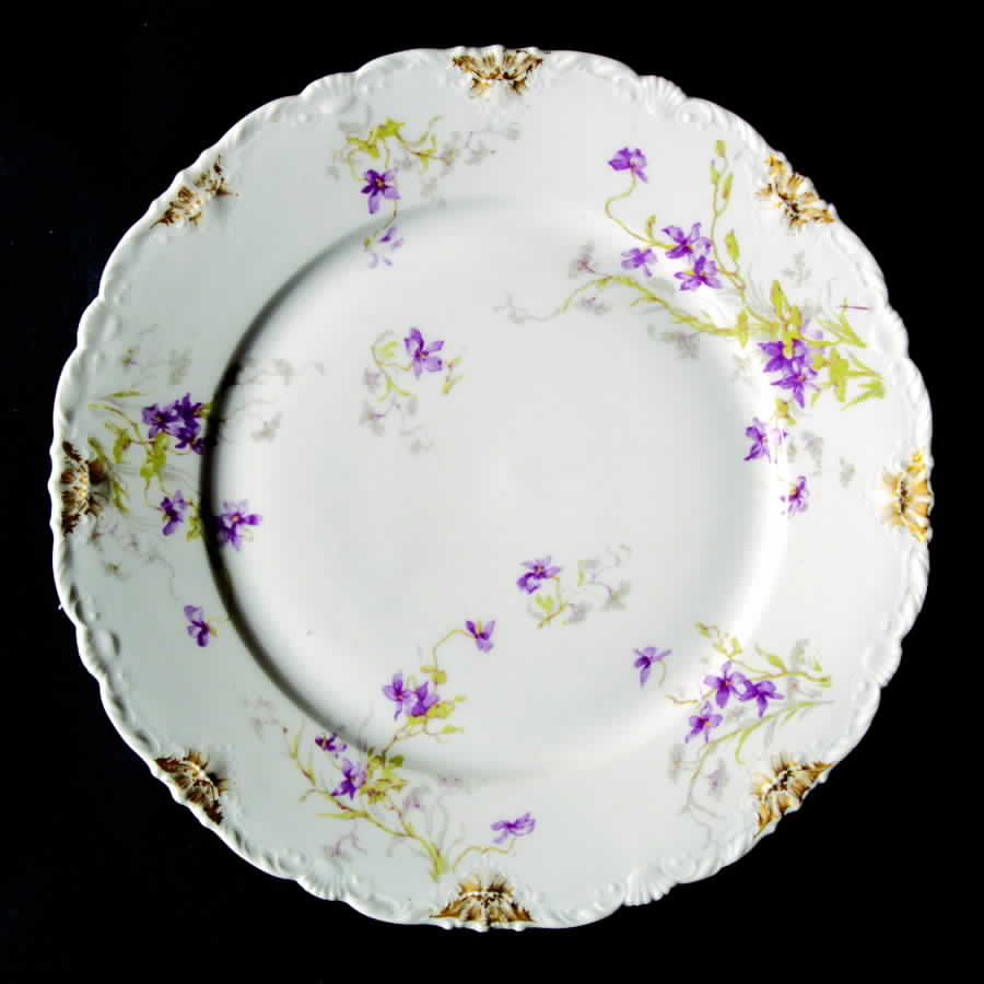 Schleiger 148h Dinner Plate by Haviland-1