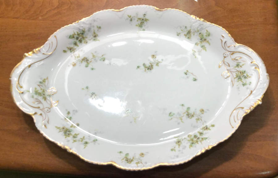 Schleiger 150q 16" Oval Serving Platter by Haviland-1