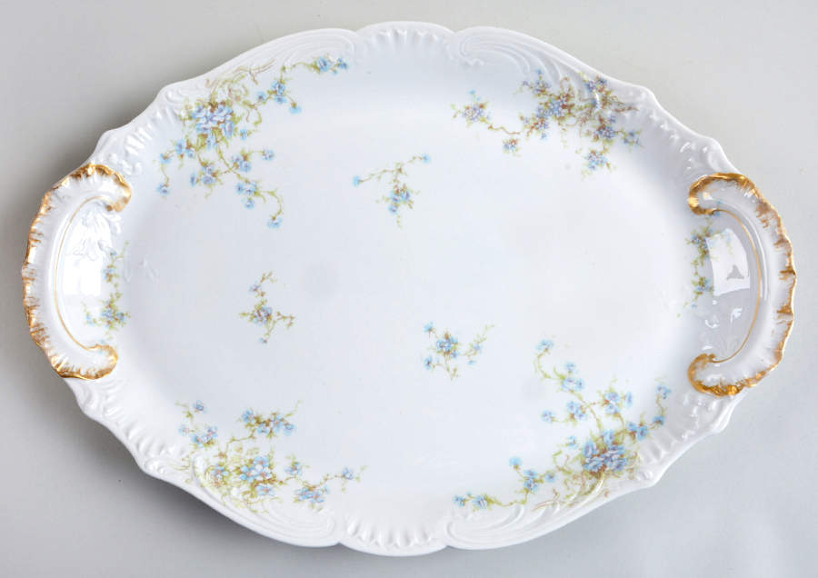 Schleiger 155b 15" Oval Serving Platter by Haviland-1