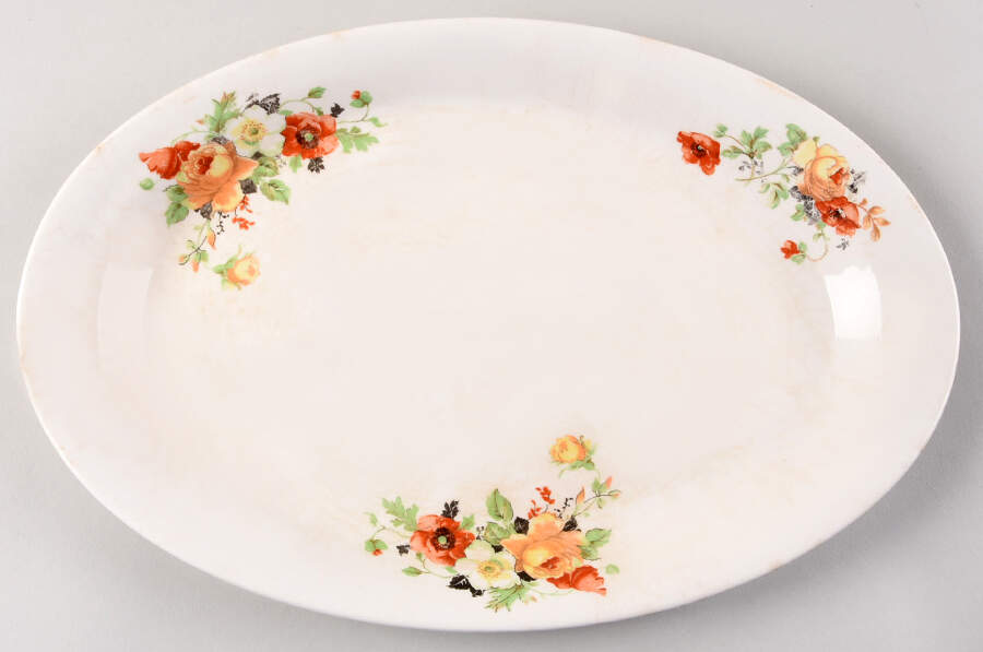 HLC1213 13" Oval Serving Platter by Homer Laughlin -1