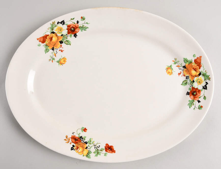 HLC1213 13" Oval Serving Platter by Homer Laughlin -1