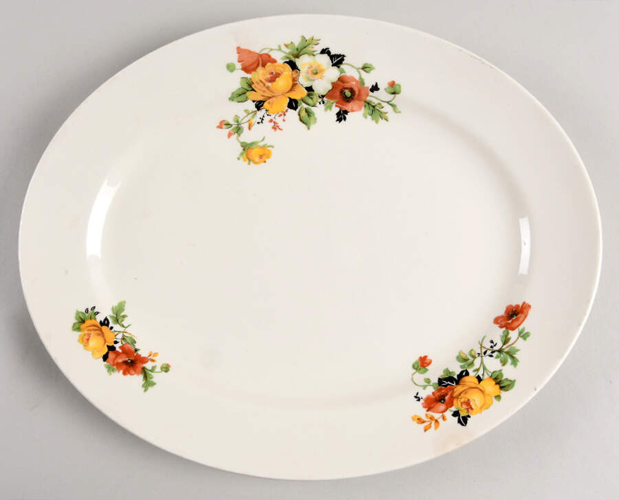 HLC1213 11" Oval Serving Platter by Homer Laughlin -1