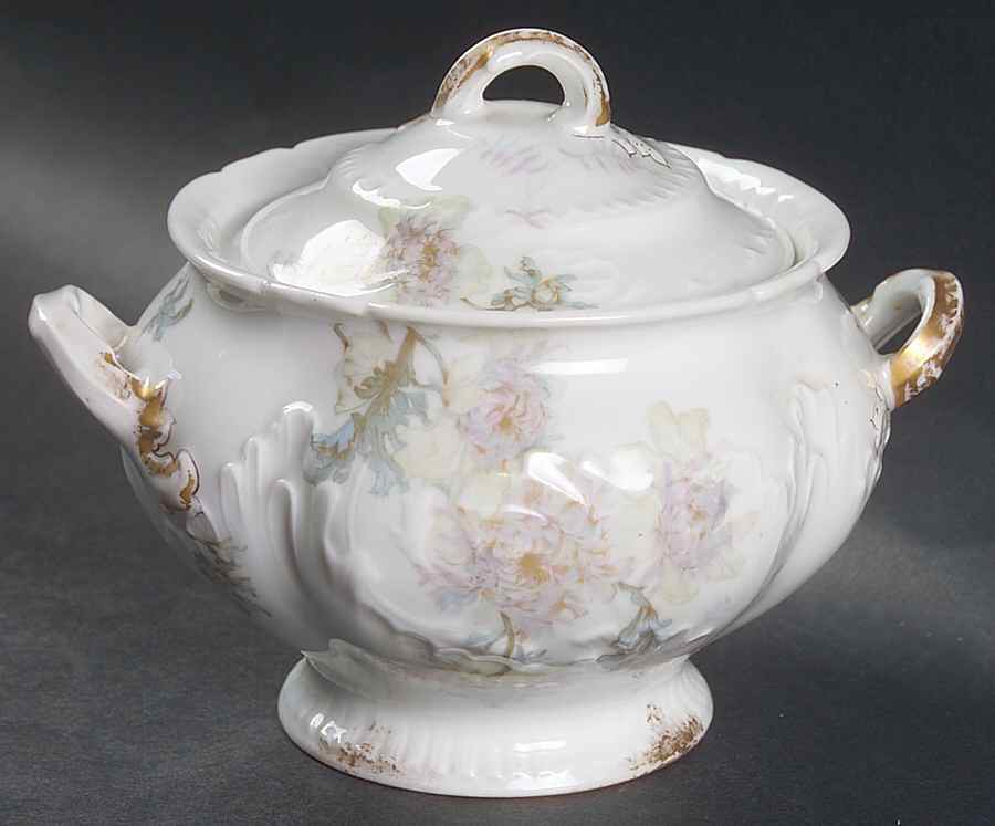 Schleiger 160a Sugar Bowl & Lid by Haviland-1