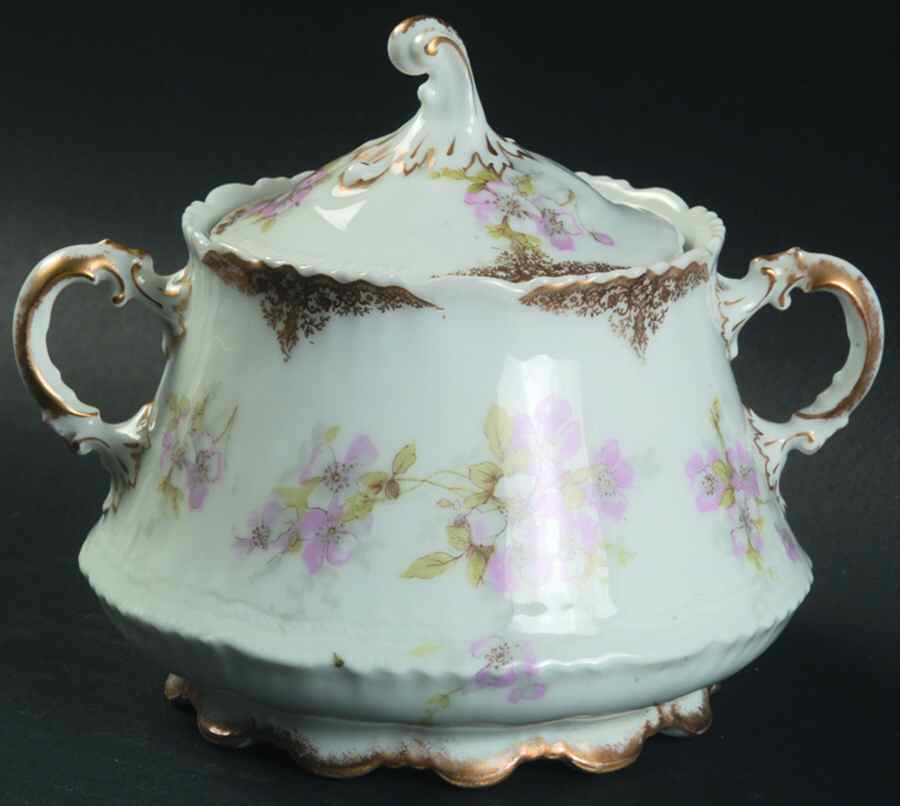 Schleiger 162 Sugar Bowl & Lid by Haviland-1