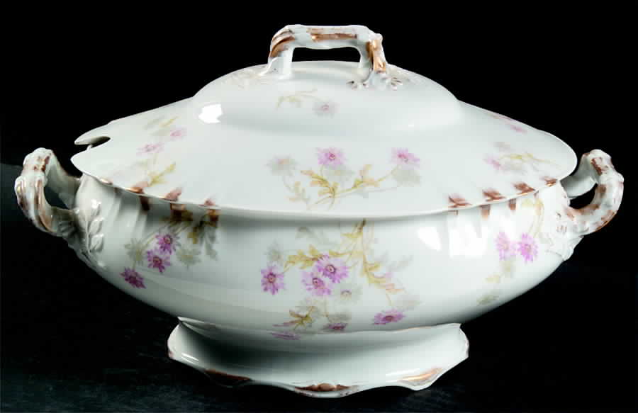 Schleiger 164k Tureen &  Lid by Haviland-1