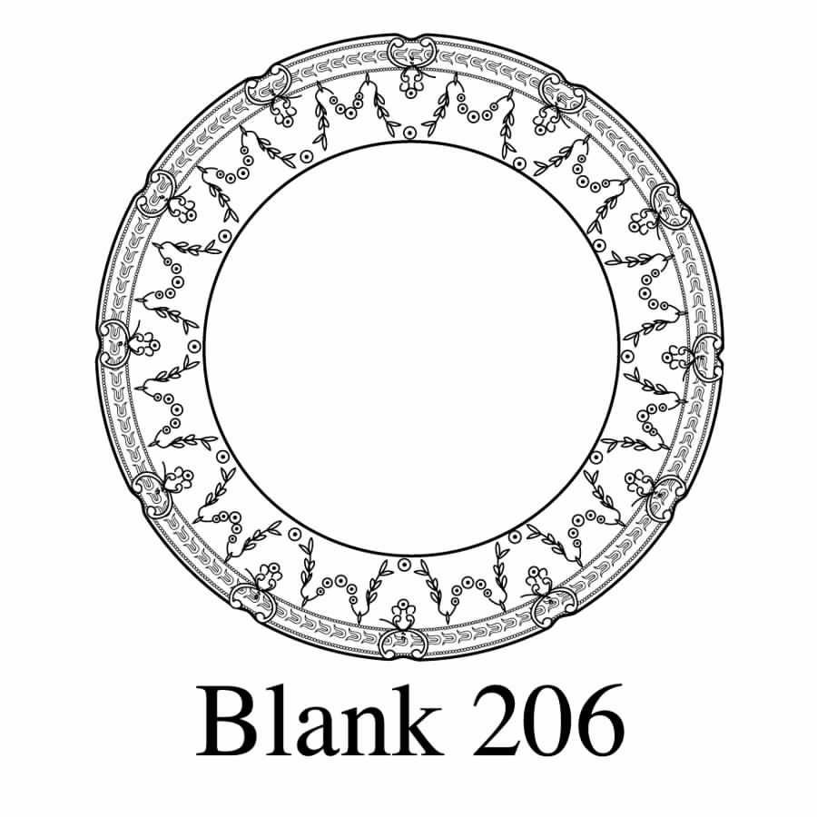 Schleiger 206 Dinner Plate by Haviland-1