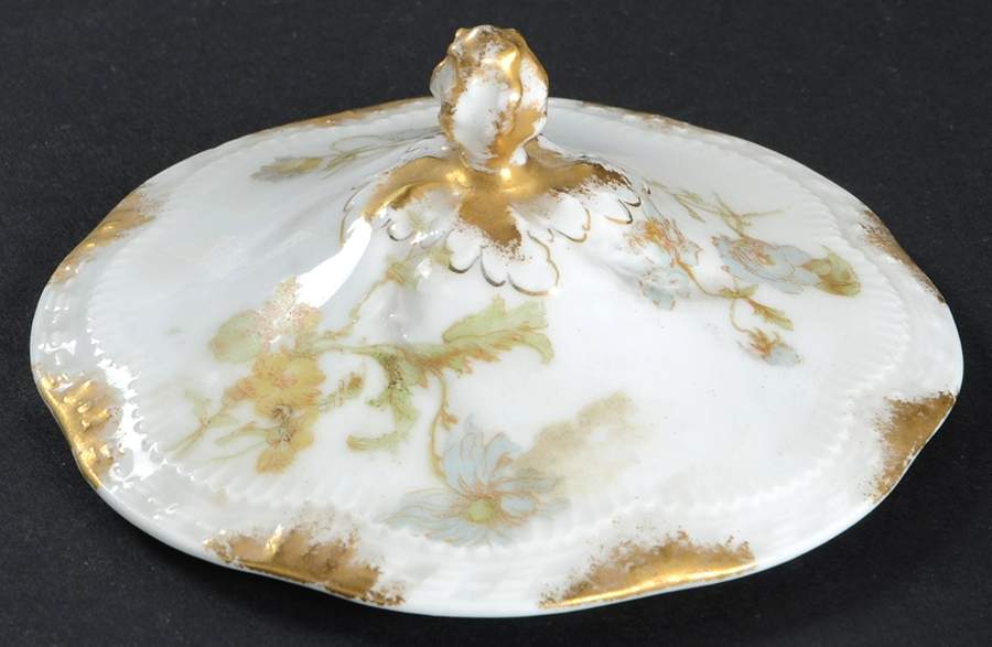 Schleiger 221L Lid for Bouillon Soup & Saucer by Haviland-1