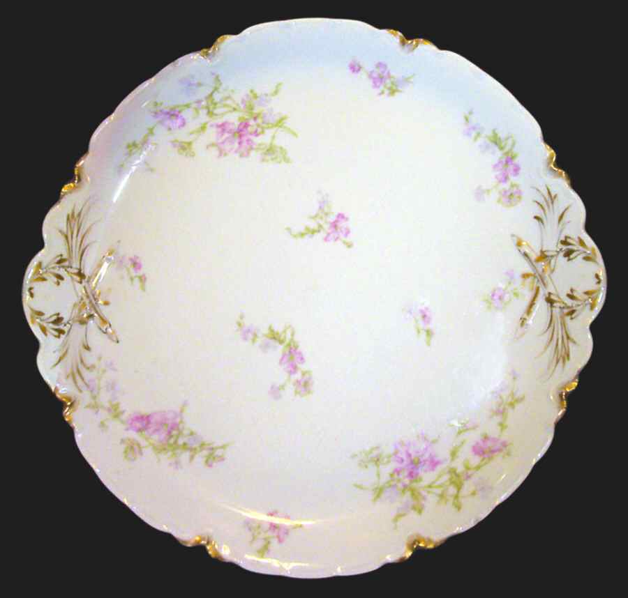 Schleiger 224a Handled Cake Plate by Haviland-1
