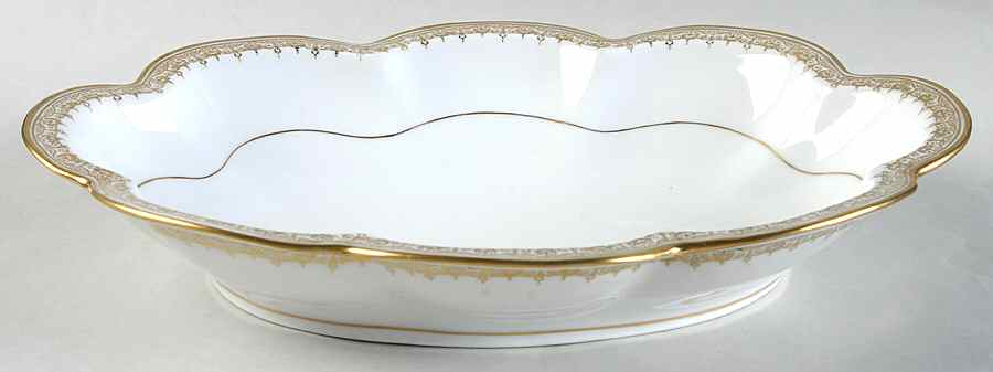 H1311 10" Oval Vegetable Bowl by Haviland-1