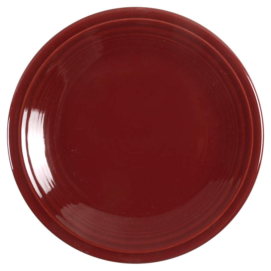 Fiesta Cinnabar (Intro 2000) Salad Plate by Homer Laughlin -1