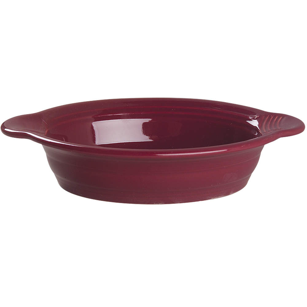 Fiesta Cinnabar (Intro 2000) Open Individual Casserole by Homer Laughlin -1
