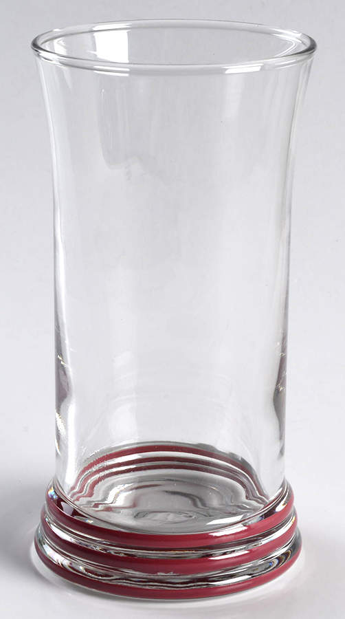 Fiesta Cinnabar (Intro 2000) 14 Oz Glassware Tumbler by Homer Laughlin -1