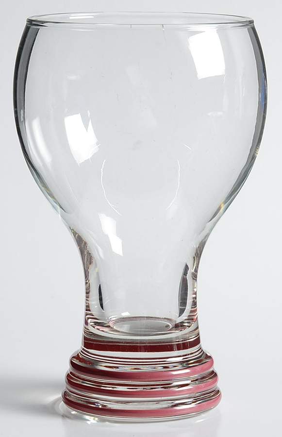 Fiesta Cinnabar (Intro 2000) 14 Oz Glassware Goblet by Homer Laughlin -1