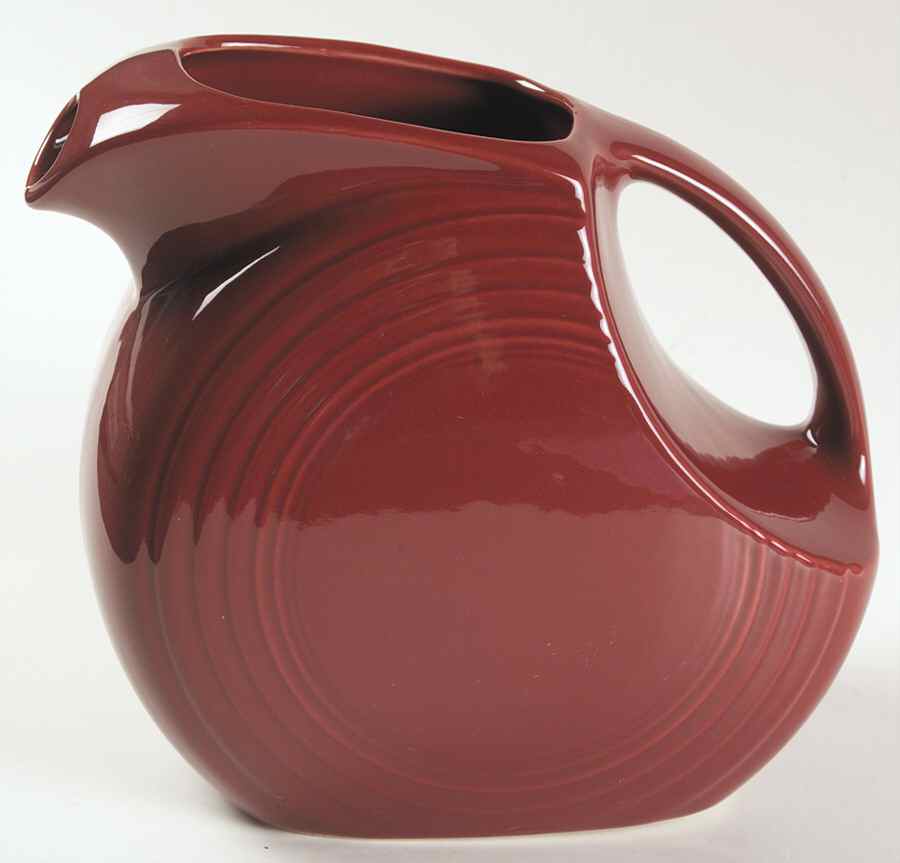 Fiesta Cinnabar (Intro 2000) 64 Oz Pitcher by Homer Laughlin -1
