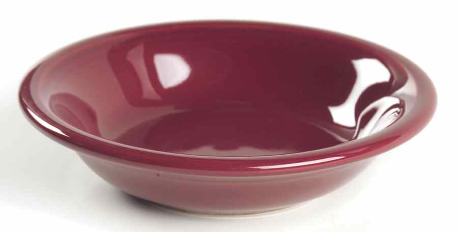 Fiesta Cinnabar (Intro 2000) Fruit/Dessert (Sauce) Bowl by Homer Laughlin -1