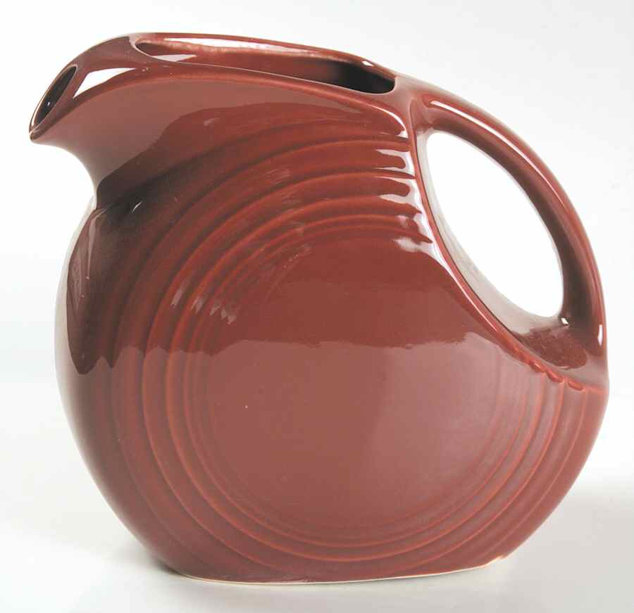 Fiesta Cinnabar (Intro 2000) 32 Oz Pitcher by Homer Laughlin -1